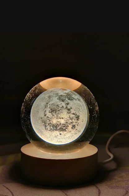 Crystal Moon Lamp